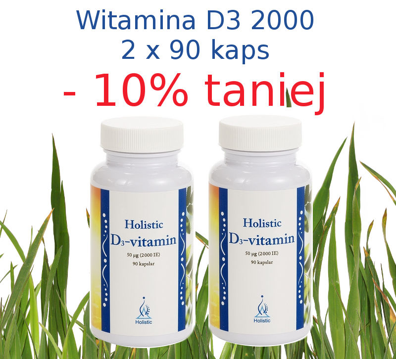 Promocja Witamina D3 2 opakowania - 10% taniej